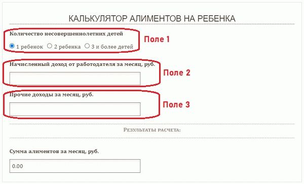 Онлайн калькулятор для расчета алиментов на ребенка - правила и примеры