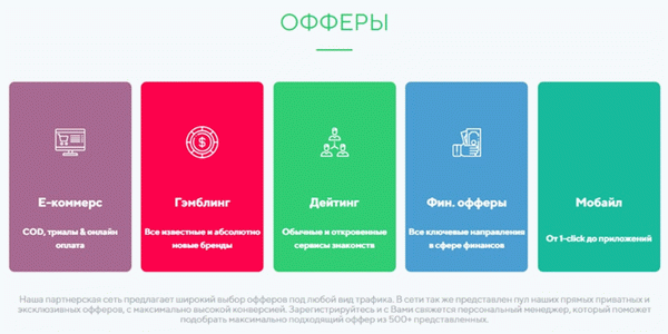 офферы в cpa сетях