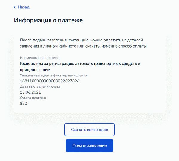 Подача заявление на регистрацию авто через Госуслуги