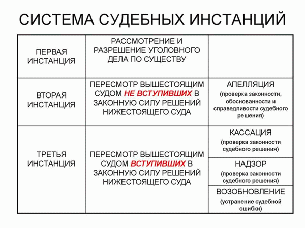 Что такое судебная инстанция