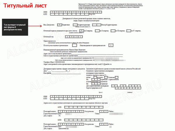 декларация пиво 2021 2022 2024